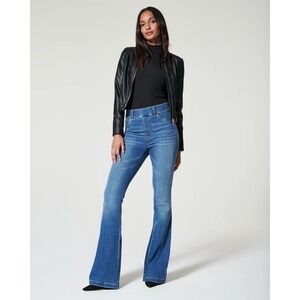 NWT Spanx Flare Jeans Vintage Indigo Medium Tall Women's